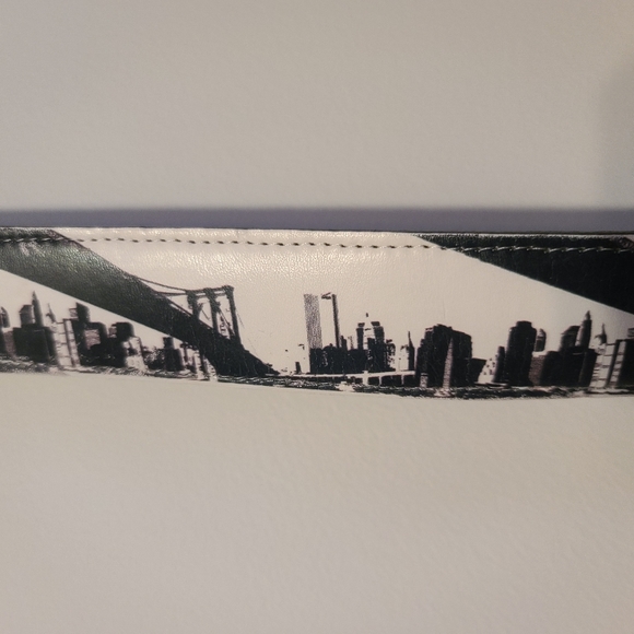 Aca Joe Accessories - Aca Joe Cityscape Leather Belt
